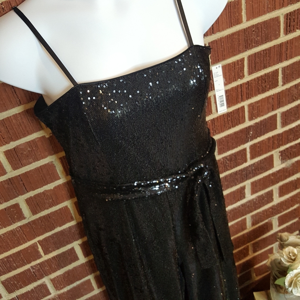 Gianni Bini Maren Sequin Shine Bright Jumpsuit NWT - Picture 4 of 13